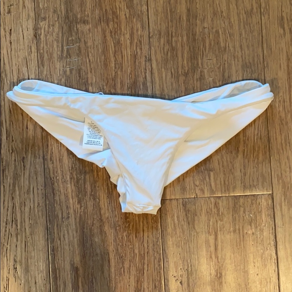 Vitamin A White Bikini Bottom